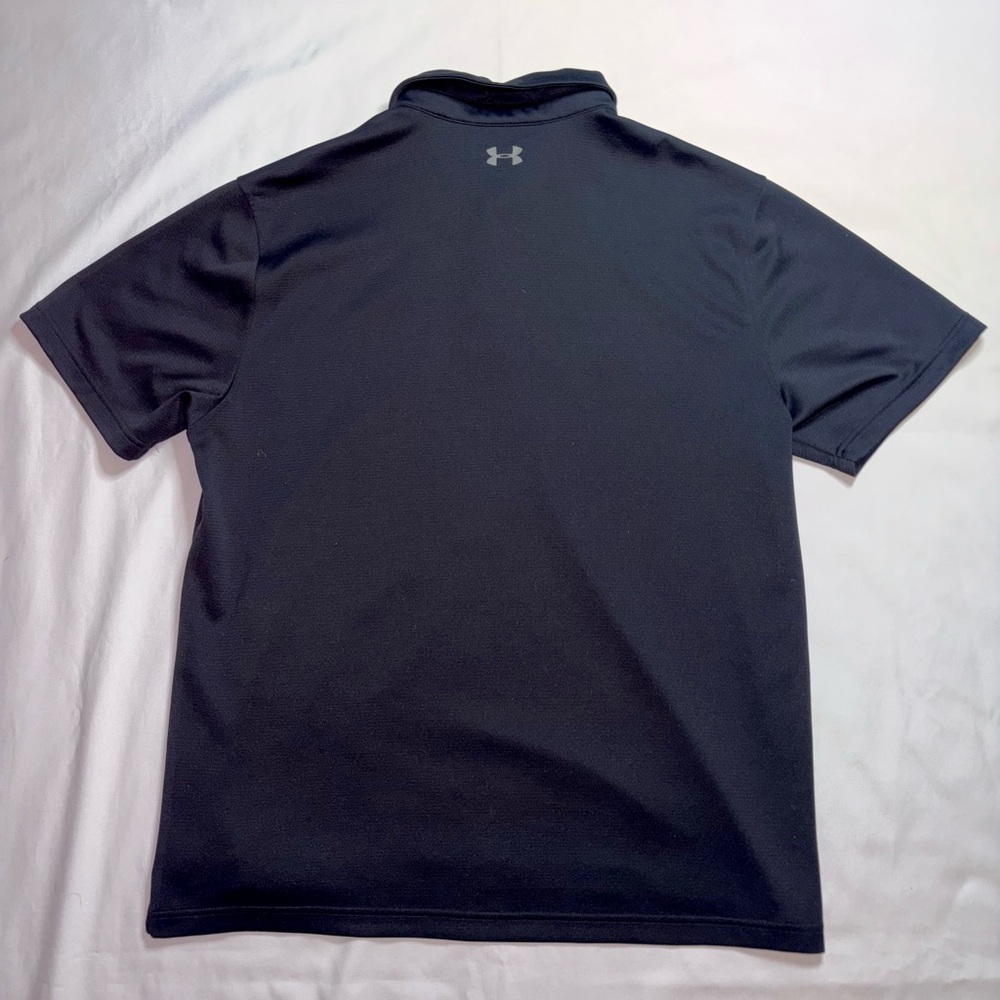 Under Armour Men’s Size XL Black Heatgear Loose Fit Casual Collared Shirt - Picture 5 of 5